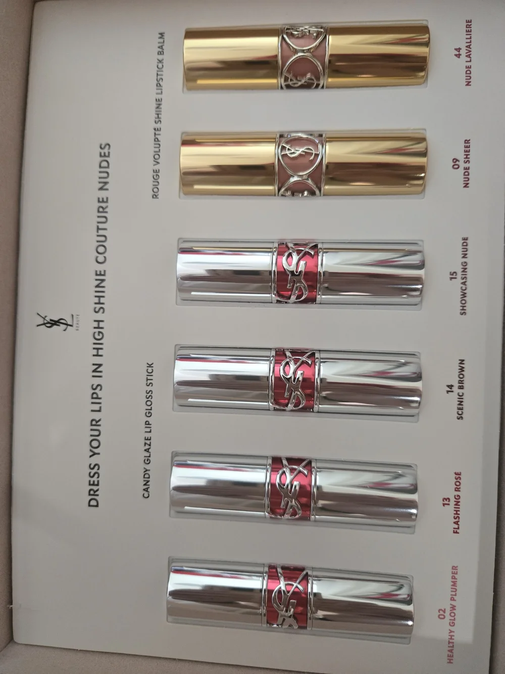 Yves Saint Laurent sleek pale